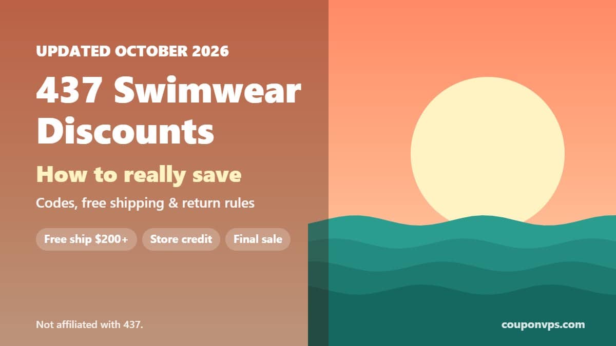437 Swimwear discounts 2026: how to save on 437 swimsuits