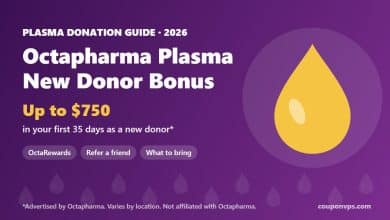 Octapharma Plasma new donor bonus 2026: up to $750 in your first 35 days