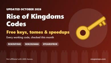 Rise of Kingdoms codes October 2026: free keys, tomes and speedups